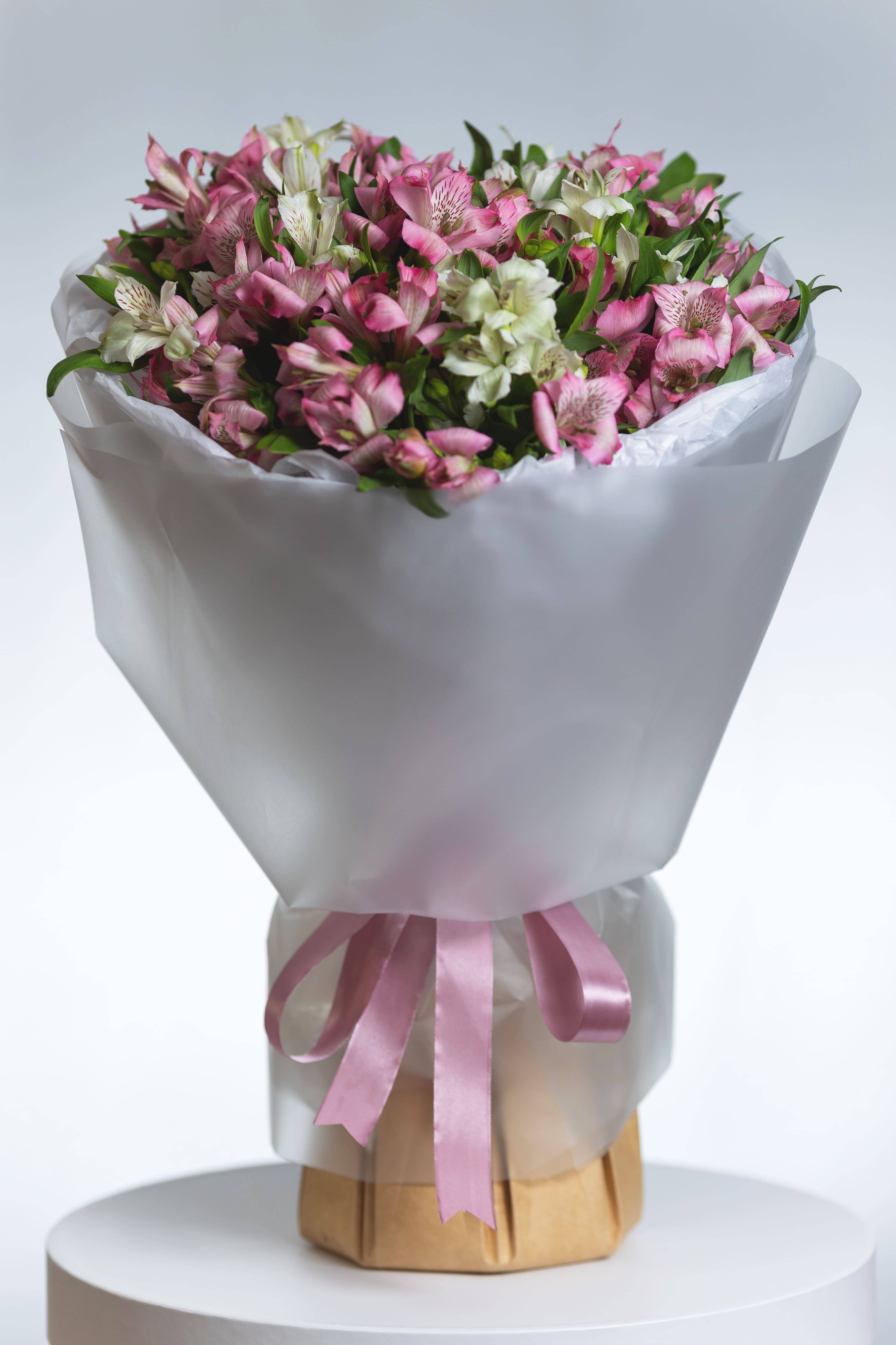 Монобукет из альстромерии