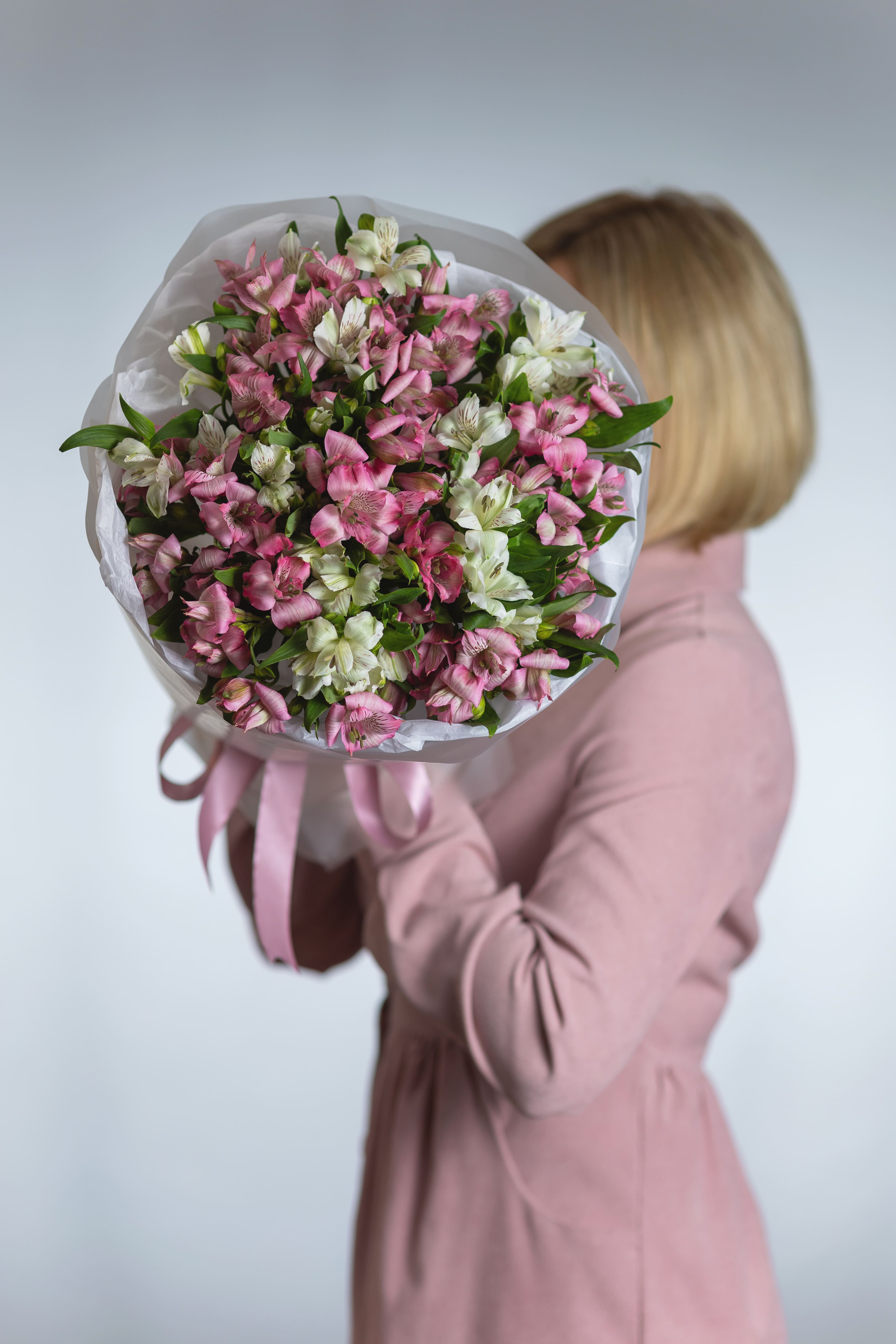 Монобукет из альстромерии