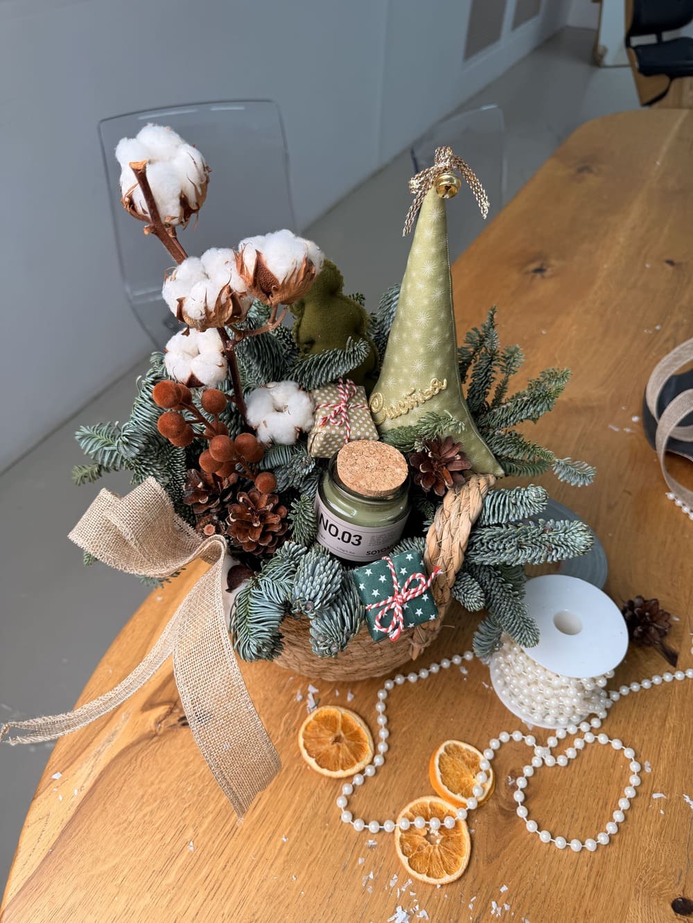 Композиция подарочная «Счастья в Новом году»