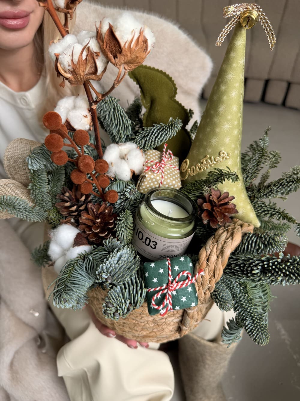 Композиция подарочная «Счастья в Новом году»