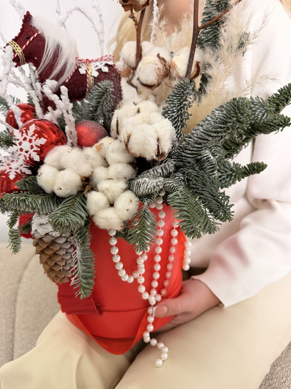 Композиция новогодняя «Символ года»