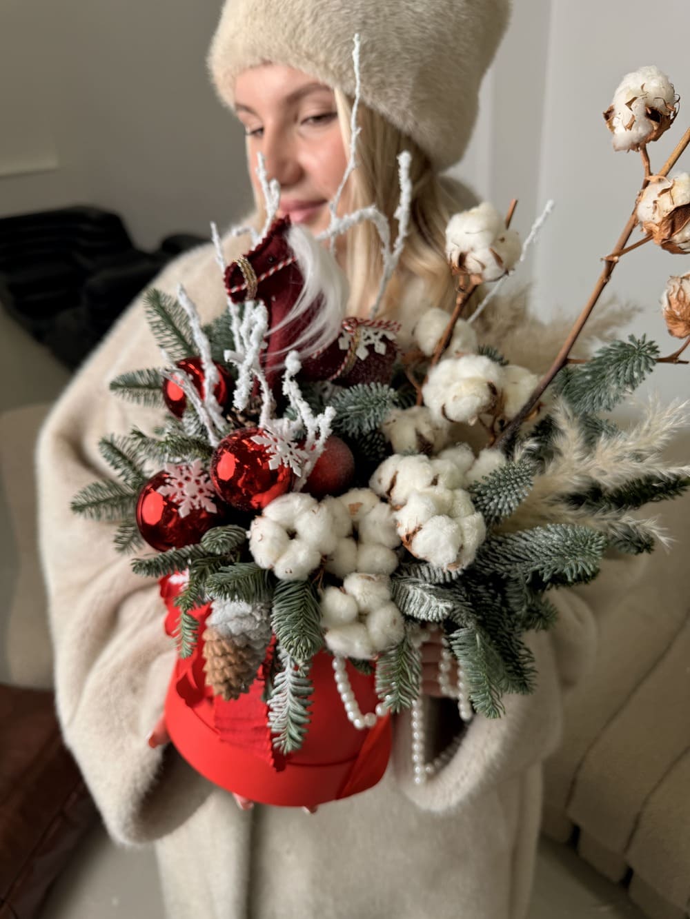 Композиция новогодняя «Символ года»