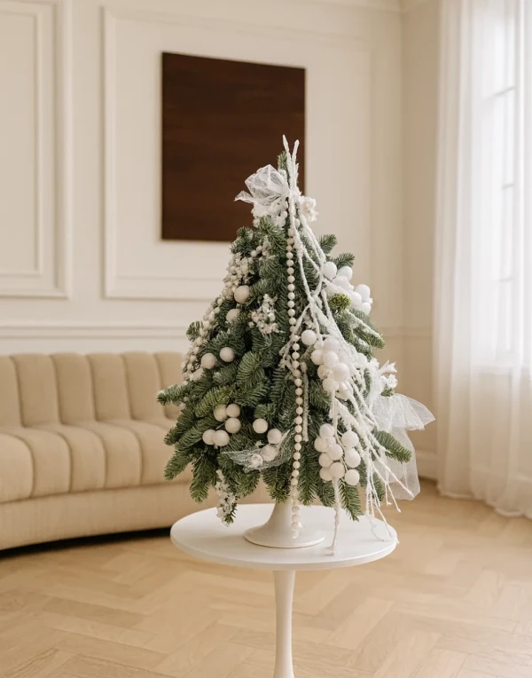 Ёлочка из живой голубой ели